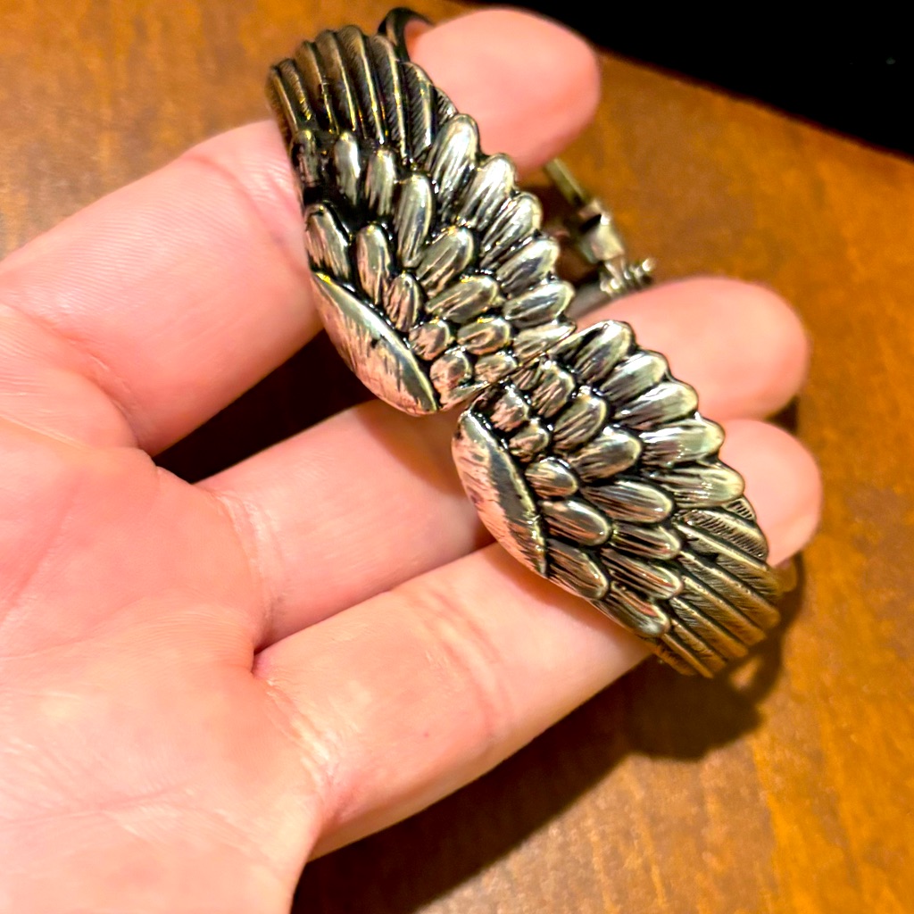 Silver Bangle Bracelet 8$